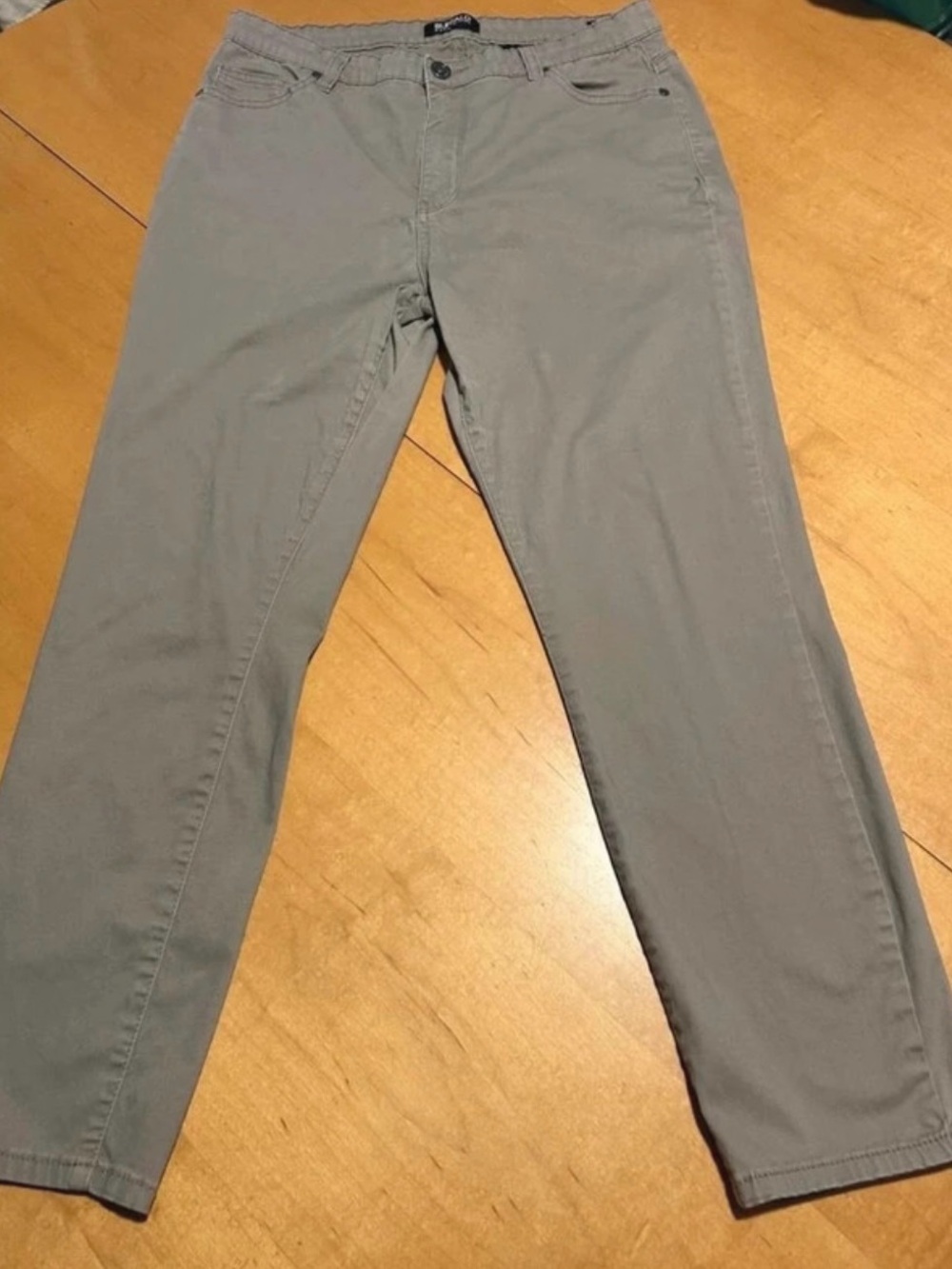 Women’s Straight Fit Chino Pants — Gray